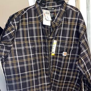 Men’s Carhartt FR button down shirt BNWT 3XL